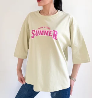 تیشرت باکسی (Summer) قیمت هر عدد : 348000 قیمت بسته 12 عددی :