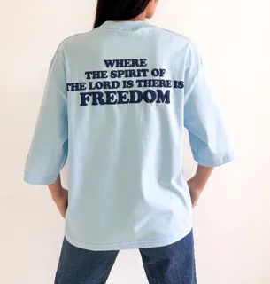 تیشرت باکسی (Freedom) قیمت هر عدد : 625000 قیمت بسته 6 عددی :