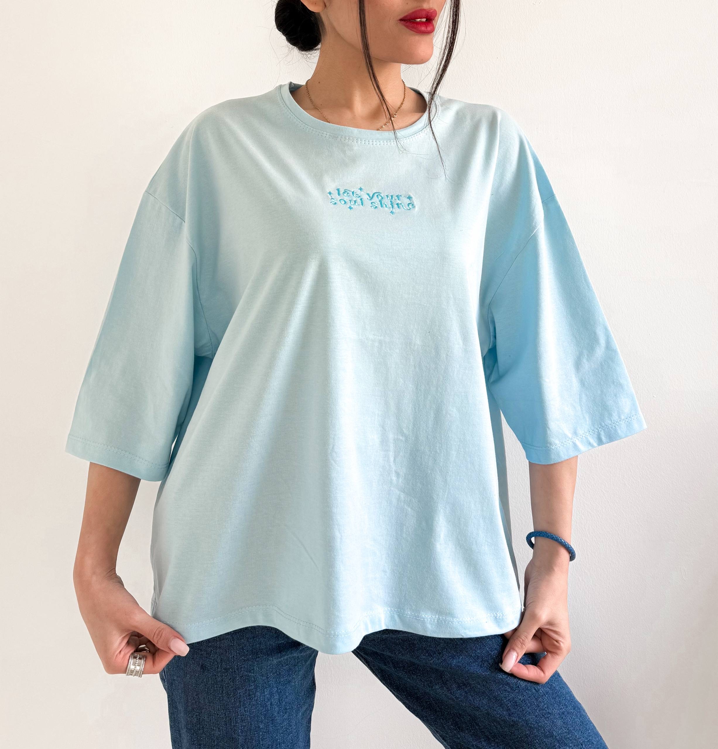 تیشرت باکسی چاپی